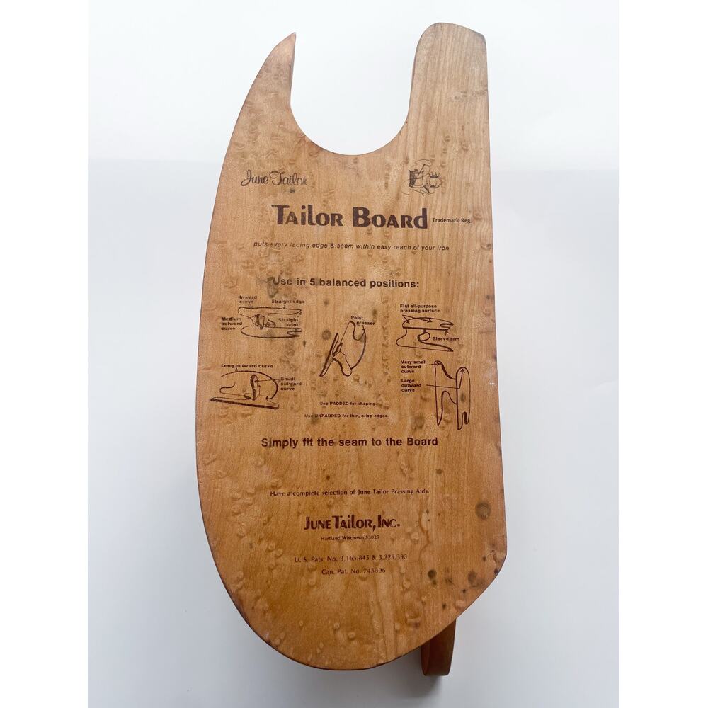Vintage June Tailor Inc Tailor Board Seamstress Folding Pressing Board